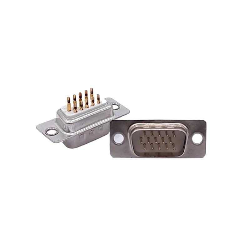 Image of 10PCS DB9 Connector core VGA Pl9pin Port Socket Female Male D Type Adapter D SUB DB15(White)