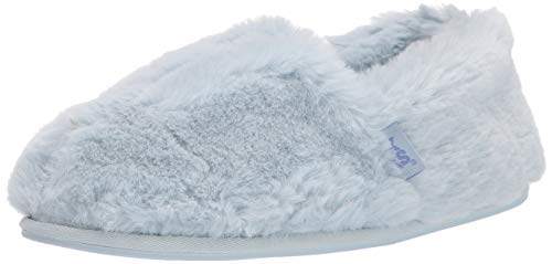 MUK LUKS Women's Ayla Slip on Slipper-Light Blue