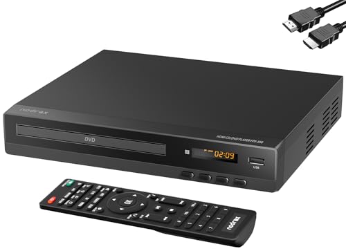 FlexaPlay Region-Free HDMI DVD Player for TV &ndash; 1080p Upscaling, USB Port, DVD/CD/MP3 Multi-Format...