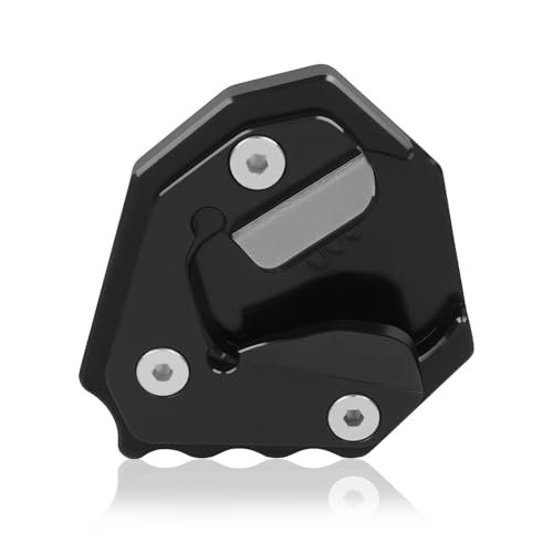 CNC �L�b�N�X�^���h�����v���[�g BMW�ɑΉ� S1000XR 2020 2021 2022 2023 �T�C�h�X�^���h�T�|�[�g�v���[�g���L�p�b�h(Black-1)