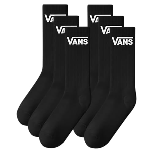 Vans Calcetines altos para hombre, color negro, talla M, Negro, M