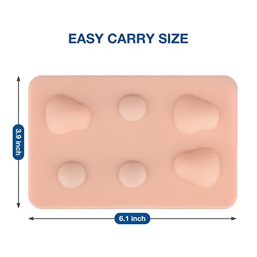 Image of Medarchitect Abscess Incision & Drainage Pad, Sebaceous Cyst Skin Pad, Skin Practice Model for Training and Demonstration of Physician's Cyst Surgical Removal
