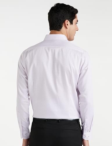 Image of Van Heusen Formal Printed Shirt for Men| Premium Cotton| Full Sleeves| Slim Fit |Breathable Fabric