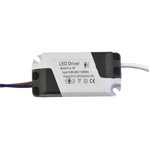 Driver LED 3W transformador antiparpadeo con corriente estable para panel downlight 3