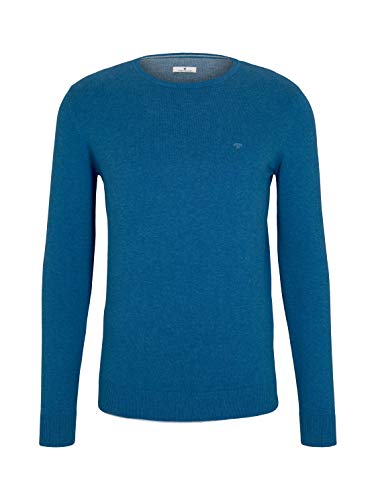 TOM TAILOR Herren Basic Strickpullover mit Crewneck – Ansicht 1