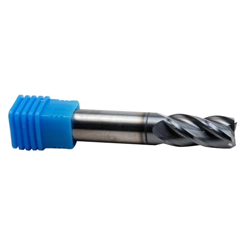 Image of HRC 55 Deg 4 Flute Carbide Square End Mill 1 /4 inch for Alloy Steel Hardened Steel AlTiN Coating CNC Router Bit - 2Pcs