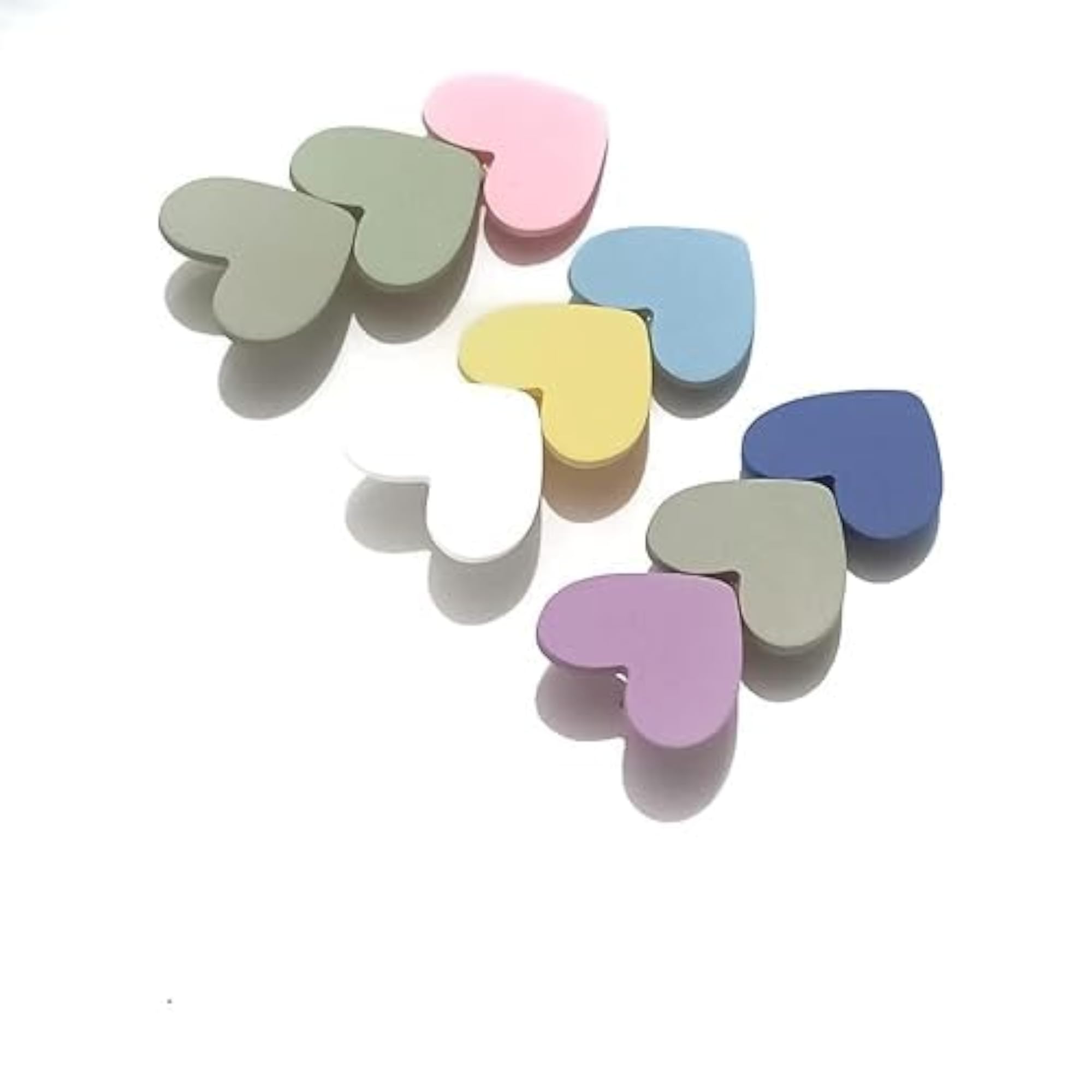 Heart Shape Matte Finish Hair Clip Pack of 4