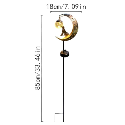 Éclairage sans fil via lampe solaire d'extérieur demi-lune pour sécuriser vos allées - 5