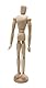 Paintersisters® Gliederpuppe 40cm hoch, Mannequin, Zeichenpuppe, aus feinem Samalholz – FSC, Zeichenpuppe aus Holz, Holzfigur, Holzpuppe