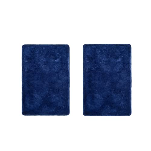Lote de 2 alfombrillas de baño de microfibra con memoria de forma, alfombra de baño, suave, gruesa, absorbente, antiderapant Cover