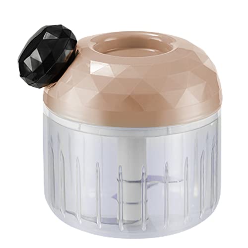 TOWARDSNAN Cortador portátil de verduras y alimentos, extractor manual de ajos, picador de frutas, picador de carne, cortador de verduras, herramienta de cocina, prensa de acero inoxidable