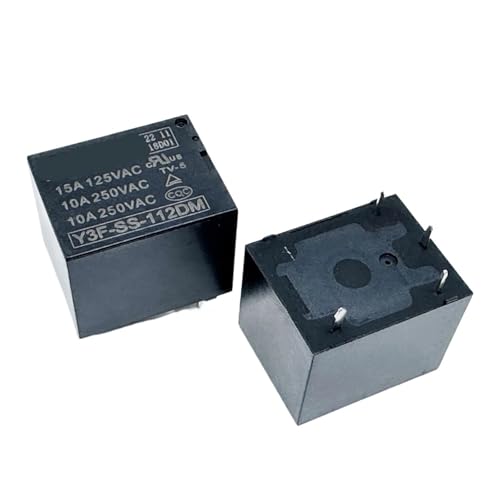 Relé Y3F-SS-112DM de 12 V 10A interruptor de 4 pines compatible con T73A para proyectos DIY 2