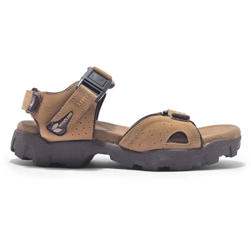 Woodland Men Camel Sandal
