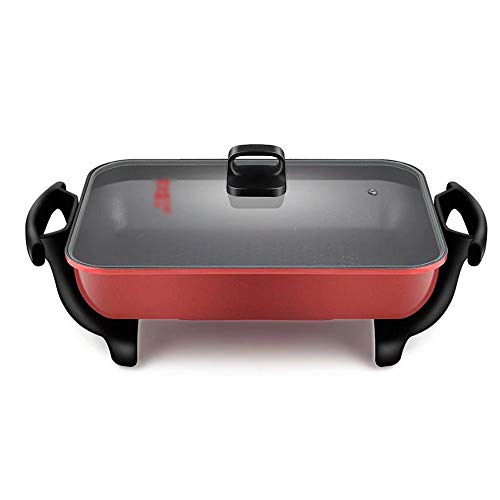 Hot Pot,Mini Non-Stick Multi-Function Cooking Pot Hot Pot Barbecue One Pot Home,Hot Pot Bbq(1800W)