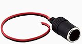 Nihlssen Universal DC Female Car Vehicles Cigarette Lighter Socket Extension Plug Connector Power Adapter Cable 12V/24V Socket Nihlssen Universal DC Female Car Vehicles Cigarette Lighter Socket Extension Plug Connector Power Adapter Cable 12V/24V Socket