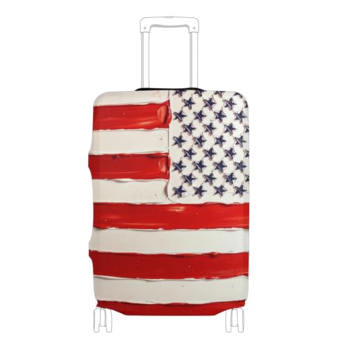 Housse de bagage drapeau civil USA L pour valise de 26 à 28 pouces