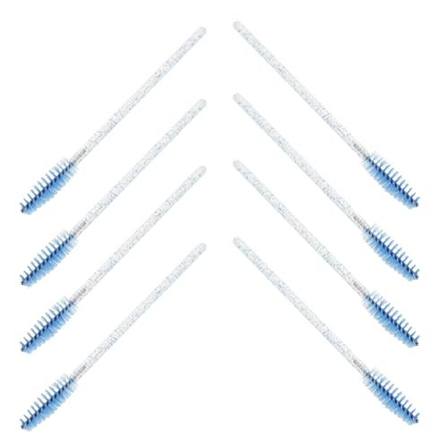 Baluue 100pcs Eyelash Brush Collection Multi-function Eyelash Wand Mascara Applicator Travel Size