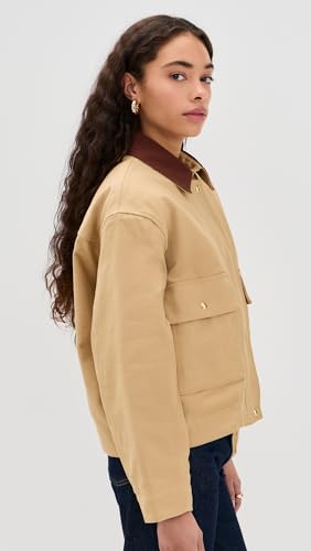 rag & bone Women's Nonie Cotton Barn Jacket4