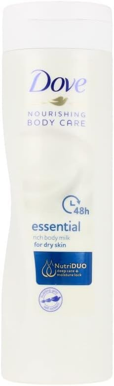 Dove Body Love Body Milk Lotion, for Dry skin, Essential Care, for Long Lasting Smooth and Radiant Skin, 250ml