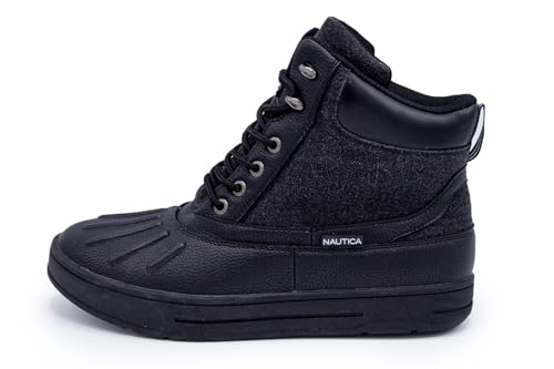 NAUTICA Mens Weather-Resistant Snow, Insulated Duck Boot - Lace-Up Ankle Boots New Bedford(Wide/Medium Width)2