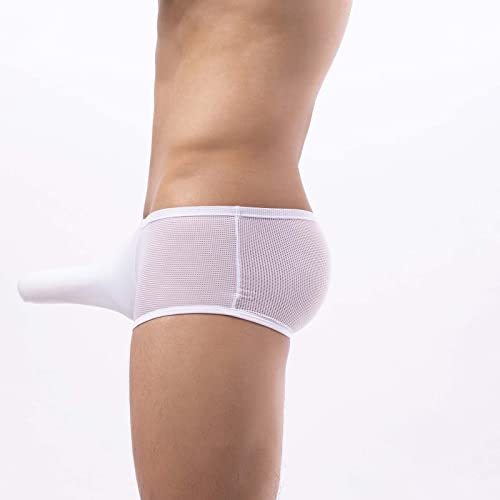 Men's Sexy Elephant Trunk Boxer Underwear Fashion Low Waist Mesh Breathable Shorts Comfortable Hip-covering Boxer 5