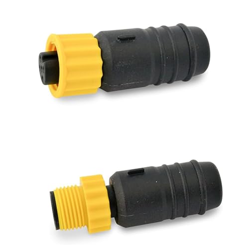 GaiRen NMEA 2000 Pair Male Female Terminators, NEMA 2K Network for Lowrance Simrad Garmin