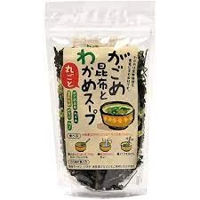 Low calorie!! Instant soup base Kelp,Seaweed,Leek,Kagome kelp,Seaweed stem,Mekabu 2.6 oz Just pour hot water to complete... Kelp