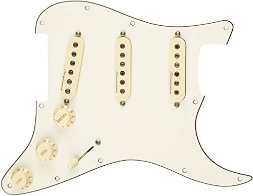 Fender Hot Noiseless Prewired Stratocaster Pickguard - 3-Ply White