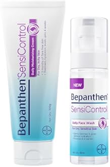 Bepanthen World's No.1 Skincare Brand SensiControl Facewash and Moisturizer for Dry Skin