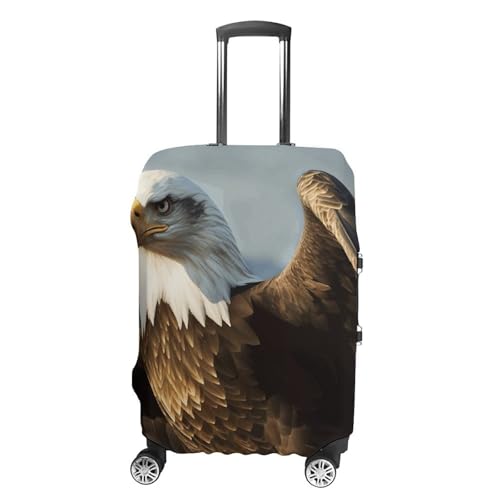 Eagle Luggage Covers Tsa Approved Suitcase Cover Elastic Washable Luggage Sleeve Carry on Cover Protector Anti-Scratch Suitcase Protector Fits 19-30 Inch Case(XL)