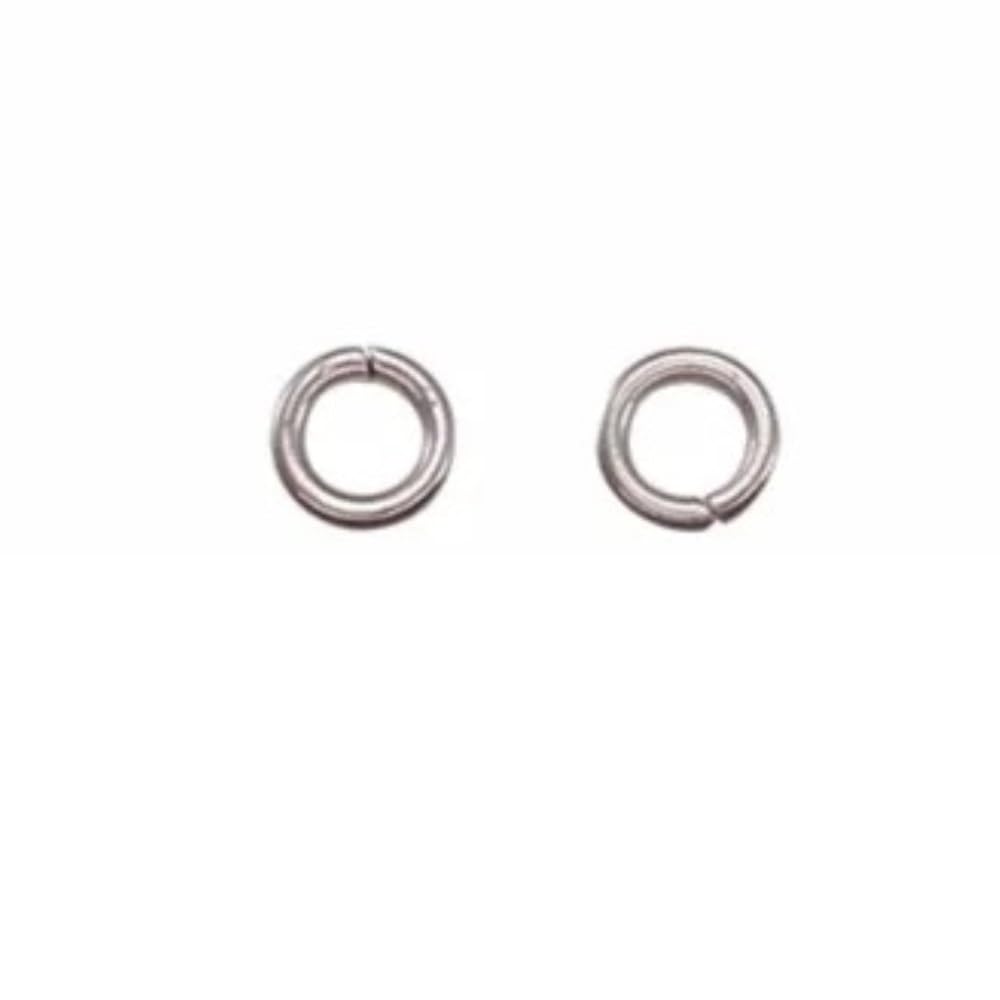 Schmuck-Sprungringe 4000 Stück Edelstahl-Einzelschlaufen-Spaltringe, Verbindungsschlaufenringe, offene Biegeringe-Verbindungsstücke for die Schmuckherstellung DIY(10x1.2mm)