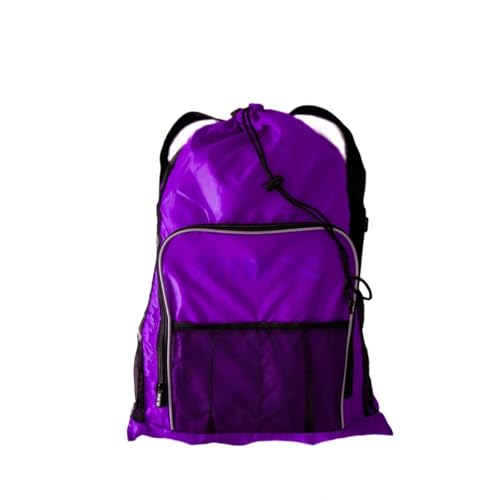 Mochila sacola roxa 40L Tryde Transporte Molhados Natacao