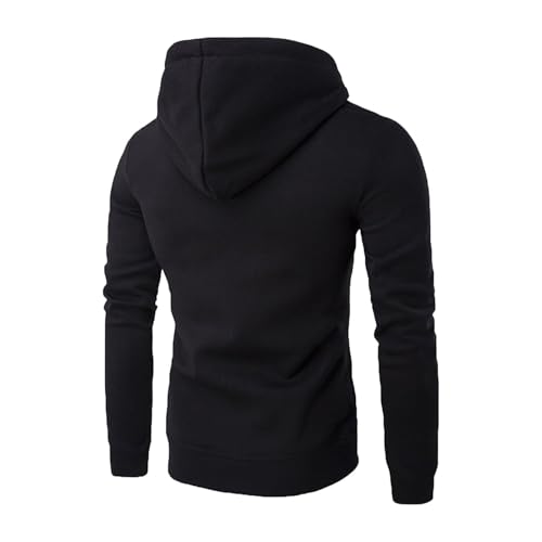 Hoodies for Men Long Sleeve Full-Zip Hooded Sweatshirt Slim Fit Lightweight Zip Up Hoodie Fall Sport Jacket with Pocket2