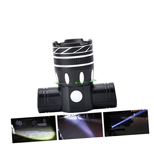 VANZACK Bicycle Headlight LED Rechargeable Front Light Night Power Cycling Flashlight Headlight for Cycle Lights for Bikes Bike Light Home Headlight Black