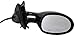 Dorman 955-089 Passenger Side Power Door Mirror - Heated Compatible with Select Chrysler / Dodge / Plymouth Models, Black
