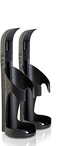 XENOTEC REINOLDMAX Premium - 2 soportes de pared negros para Stopfire de 750 ml