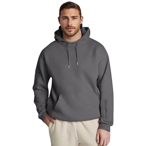 Hoodies with Eye Mask for Men Airplane Mode Travel Hoodie Long Sleeve Pullover Sweatshirt with Pockets4