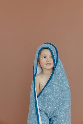 Image of Copper Pearl Hooded Bath Towels Premium Knit /Terry Cloth Baby Towels with Hood, Pockets, and Cool Designs - Great to Gift and Make Bath Time Fun - Baby Bath Towel, Hogwarts