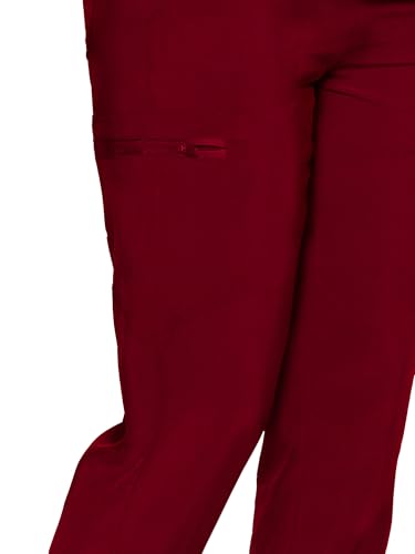 Image of COZYFIT Womens Scrub Pants - Soft Stretch Yoga Style with 5 Pockets, Slim Fit Jogger Scrubs Pants for Women