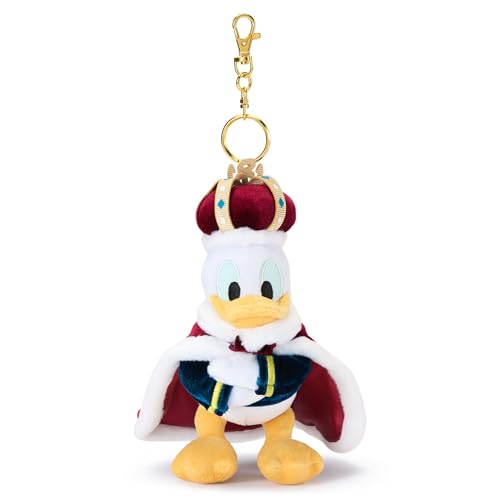 Disney Store Official Peluche Porte-clés Donald Duck Roi, 14 cm/5,5