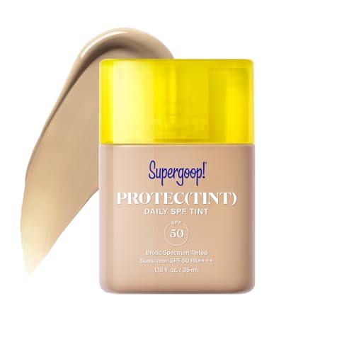 Supergoop! Protec(tint) Daily Skin Tint SPF 50 - 22W - Light, Buildable Coverage for Immediately Smooth, Even-Looking Skin - Natural Finish