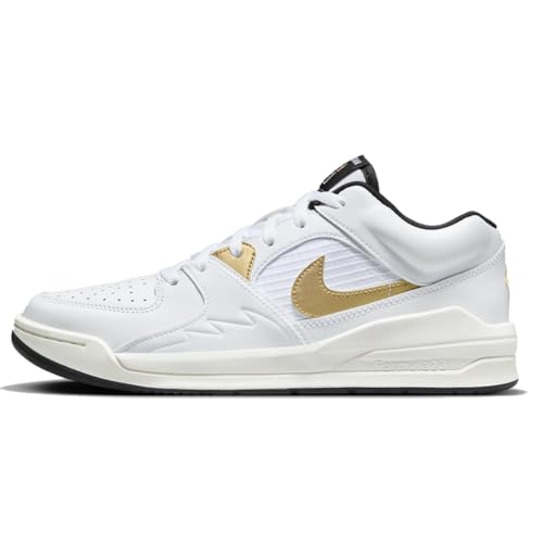 Jordan Stadium 90 Men's Shoes (DX4397-170, White/Black/Sail/Metallic Gold) Size 10