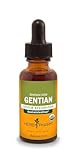 Herb Pharm Gentian Liquid Herbal Extract: for Digestive Support | Certified Organic, Gluten-Free, Non-GMO, Vegan, Up to ~3 Week Supply, 1 oz*