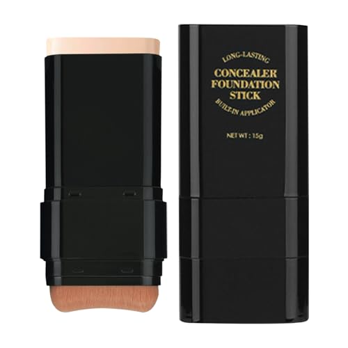 Base Hidratante En Barra - Corrector De Doble Cabeza De 15 G, Basse De Larga Duración, Humectantes Para La Piel | De Maquillaje Cosmético Para Mujeres Y Niñas, Contorno De Cara, Mezcla, Fiesta