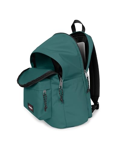 Image of EASTPAK Day Office - 31 L Laptop Backpack for 16-Inch Devices - Secure Business Durable Travel Carry-On, Bottle Pocket Holder, Sea Bay Green