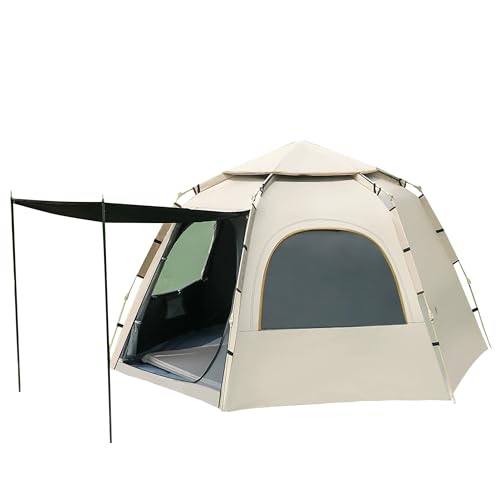 Carpa para camping 2-3 personas EZBY con toldo y bolsa