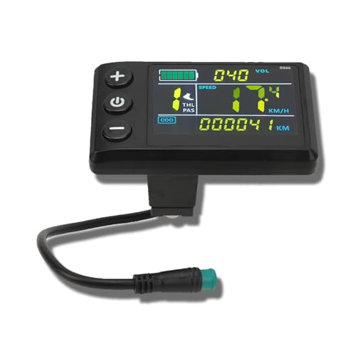 Electric Bikes LCD Display Meter, Scooter Color Screen Display Control Panel Multifunctional Cycling Display Panel Screen for Modification Accessories