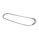 Shkalacar Chromowany grill chłodnicy, osłona przednia, listwa zderzaka, chrom, kompatybilna z BMW Mini F55 F56 F57 2014-2021, OEM: 51137449207, 51137300589