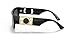 Versace VE4416U 53mm Non-Polarized Rectangle Sunglasses for Men – Black Acetate Frame with Black Temples, 100% UV Protection, Lightweight & Comfortable Sunglasses, eShades Eyewear Kit Included