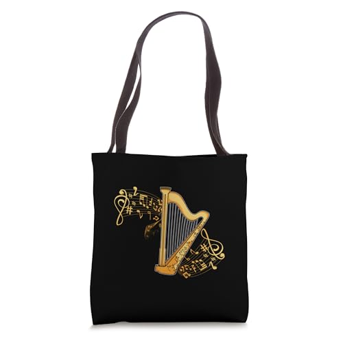 Bolso tote para amantes del arpa: para mujeres, hombres y niñas miniatura 1